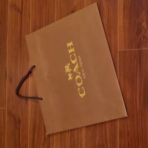 COACH Gift Bag Tan